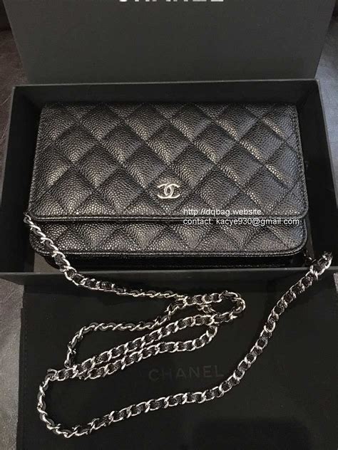 chanel classic box with chain|pre owned chanel wallet.